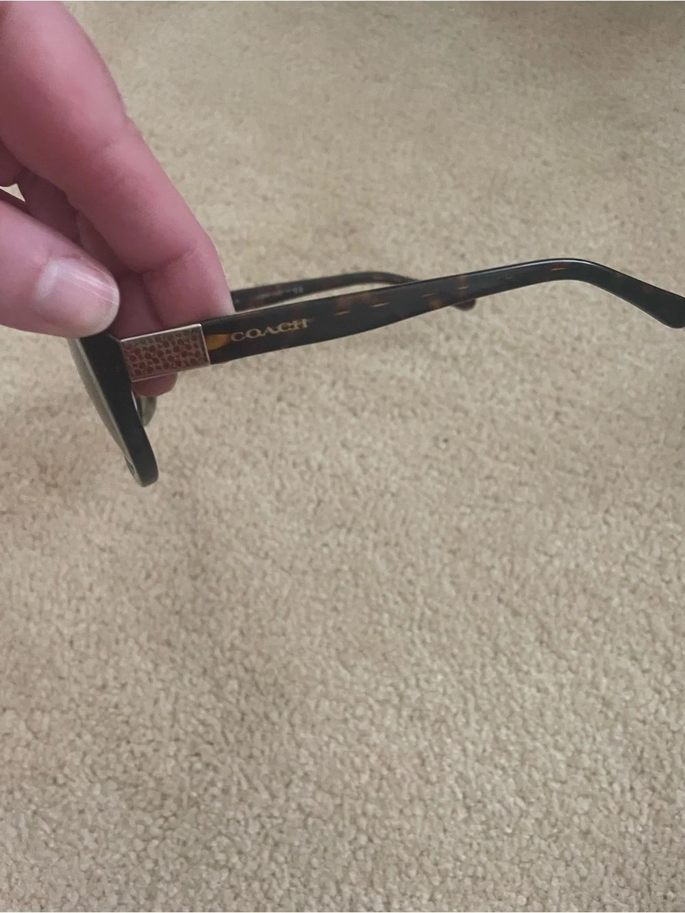Coach Tortoiseshell Gradient Lens Sunglasses - Brown - Picture 4 of 5